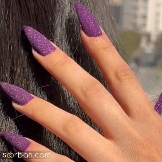 53 مدل ناخن بنفش لاکچری جذاب و شیک با طرح های خیره کننده متنوع