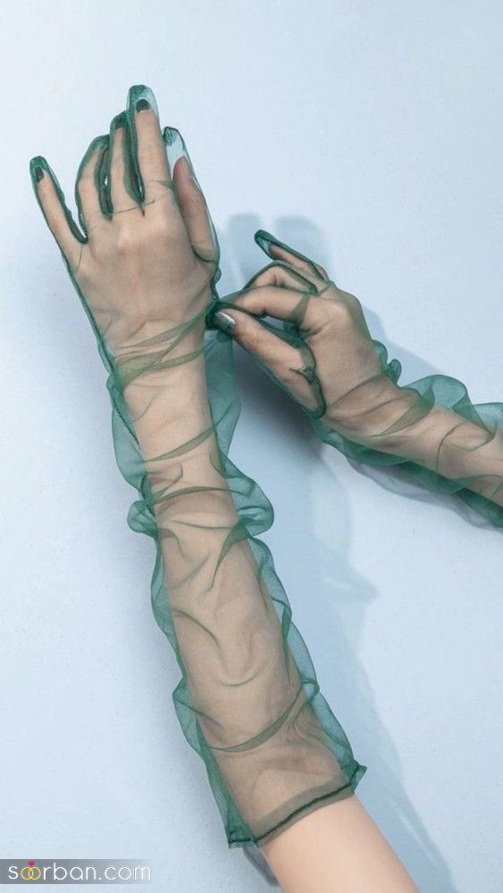 مدل دستکش توری مجلسی | 20 مدل دستکش توری مجلسی مشکی و سفید و صورتی فقط خانم های باکلاس ببینن