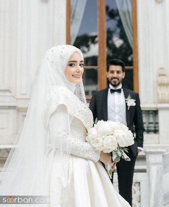 40 مدل ژست عکاسی عروس و داماد فوق العاده شیک لاکچری و جذاب برای داشتن عکس های به یاد ماندنی