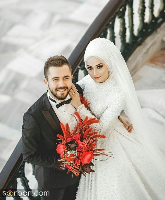 40 مدل ژست عکاسی عروس و داماد فوق العاده شیک لاکچری و جذاب برای داشتن عکس های به یاد ماندنی
