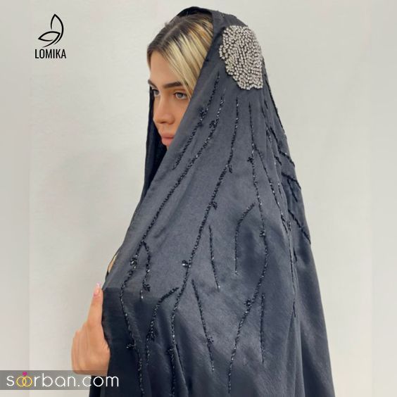 32 مدل شال مشکی جدید 1403 فوق العاده جذاب شیک و لاکچری برای خاص پسندان