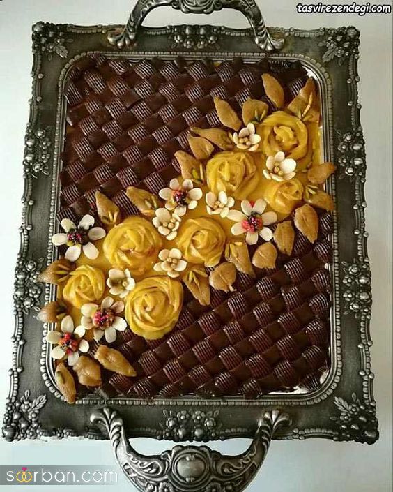 37 مدل تزیین حلوا مجلسی جدید 1403 با ایده های ساده و متنوع برای خوش سلیقه ها !