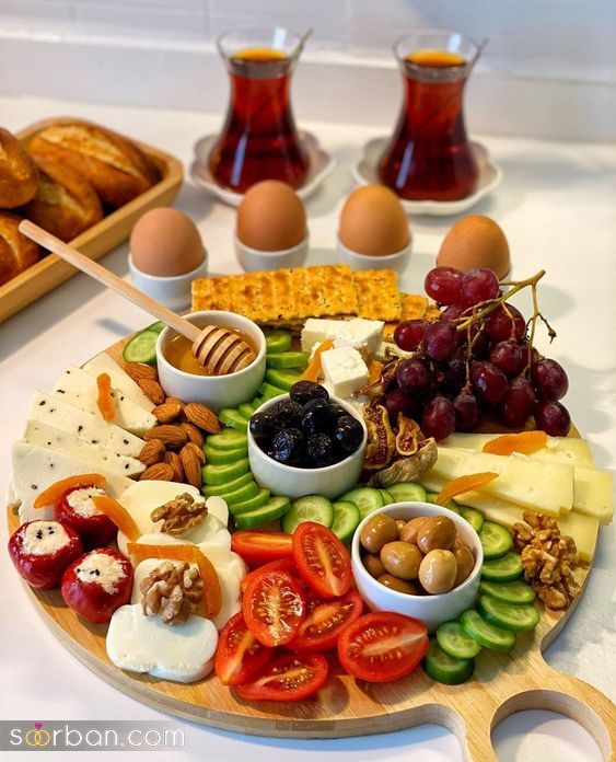 40 مدل تزیین صبحانه / برای داشتن یک صبحانه دو نفره عاشقانه خوشمزه 