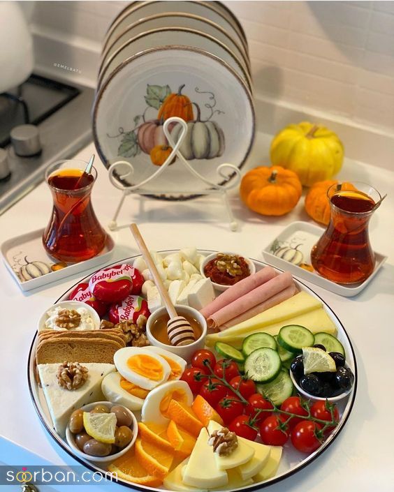 40 مدل تزیین صبحانه / برای داشتن یک صبحانه دو نفره عاشقانه خوشمزه 
