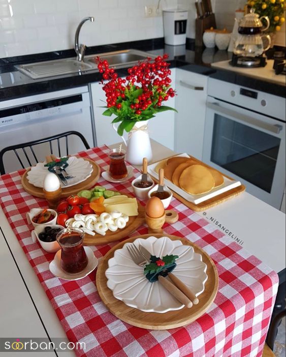 40 مدل تزیین صبحانه / برای داشتن یک صبحانه دو نفره عاشقانه خوشمزه 