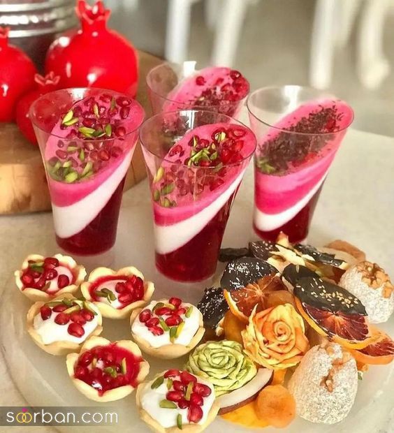 مدل تزیین ژله لیوانی جدید 2025؛ خوشگل ترین ایده ها مخصوص تازه عروس ها!