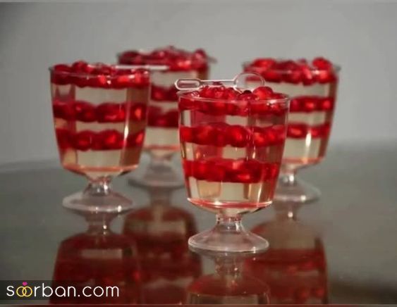 مدل تزیین ژله لیوانی جدید 2025؛ خوشگل ترین ایده ها مخصوص تازه عروس ها!