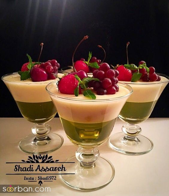 مدل تزیین ژله لیوانی جدید 2025؛ خوشگل ترین ایده ها مخصوص تازه عروس ها!