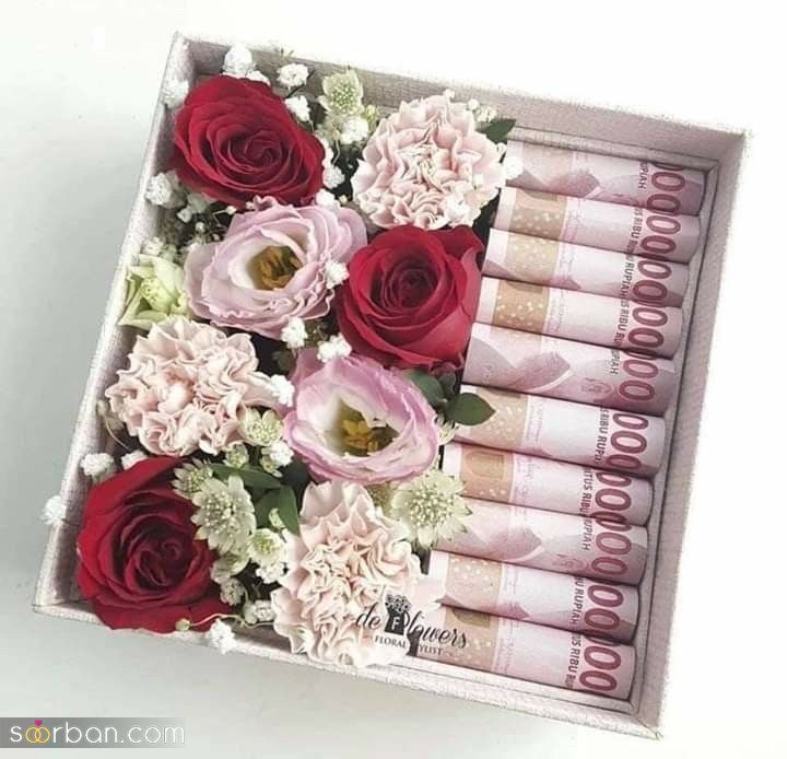 ایده تزیین پول جدید 1404 / با روش خلاقانه برای عیدی، تولد و هدیه به عزیزان
