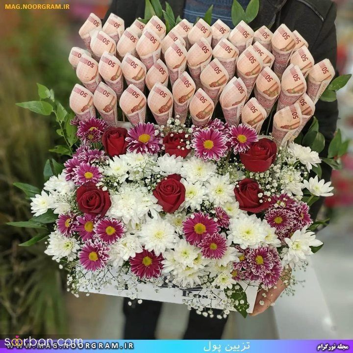 ایده تزیین پول جدید 1404 / با روش خلاقانه برای عیدی، تولد و هدیه به عزیزان