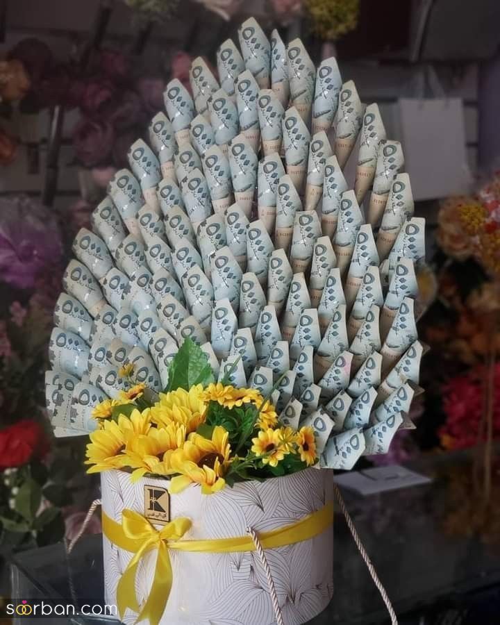 ایده تزیین پول جدید 1404 / با روش خلاقانه برای عیدی، تولد و هدیه به عزیزان
