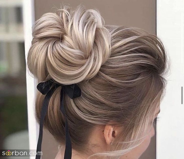 مدل شینیون بالا عروس جدید 2025؛ ایده های شیک و جذاب برای عروس های خوش سلیقه
