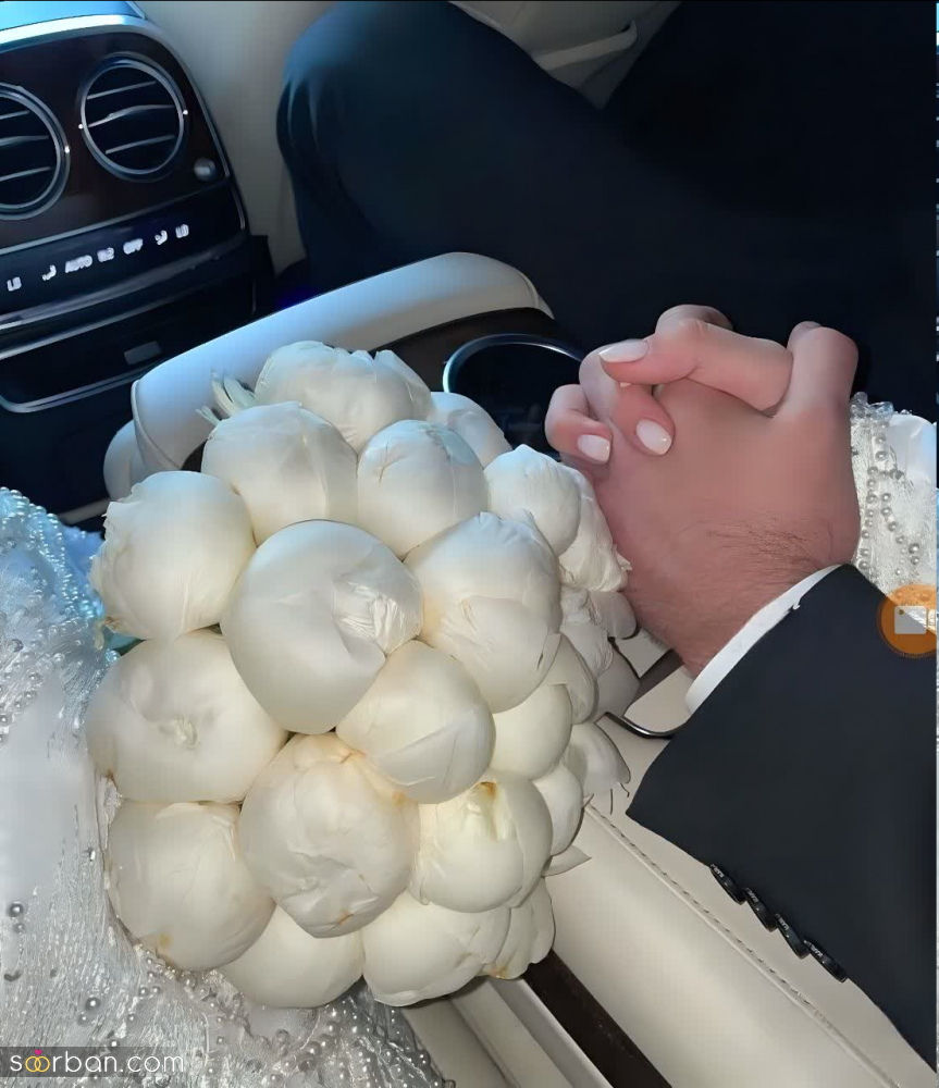 ۶ دسته گل عجیب عروسی که سوژه خنده رسانه ها شد! (تصاویر) از دسته گل جورابی تا دسته گل با کروسان!
