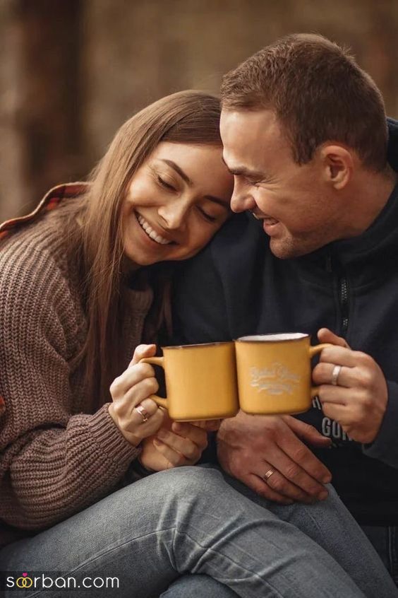 35 مدل ژست عکس پاییزی عاشقانه جدید 2024 فوق العاده خاص و احساسی برای ثبت زیباترین لحظات دو نفره