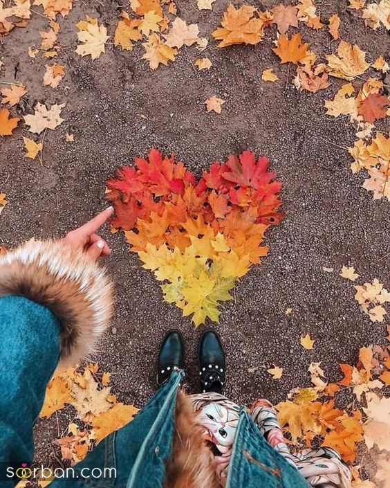 40 مدل ژست عکس با برگ پاییزی دخترانه جدید ساده و خاص با ایده های حرفه ای ناب و جذاب 