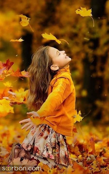 40 مدل ژست عکس با برگ پاییزی دخترانه جدید ساده و خاص با ایده های حرفه ای ناب و جذاب 