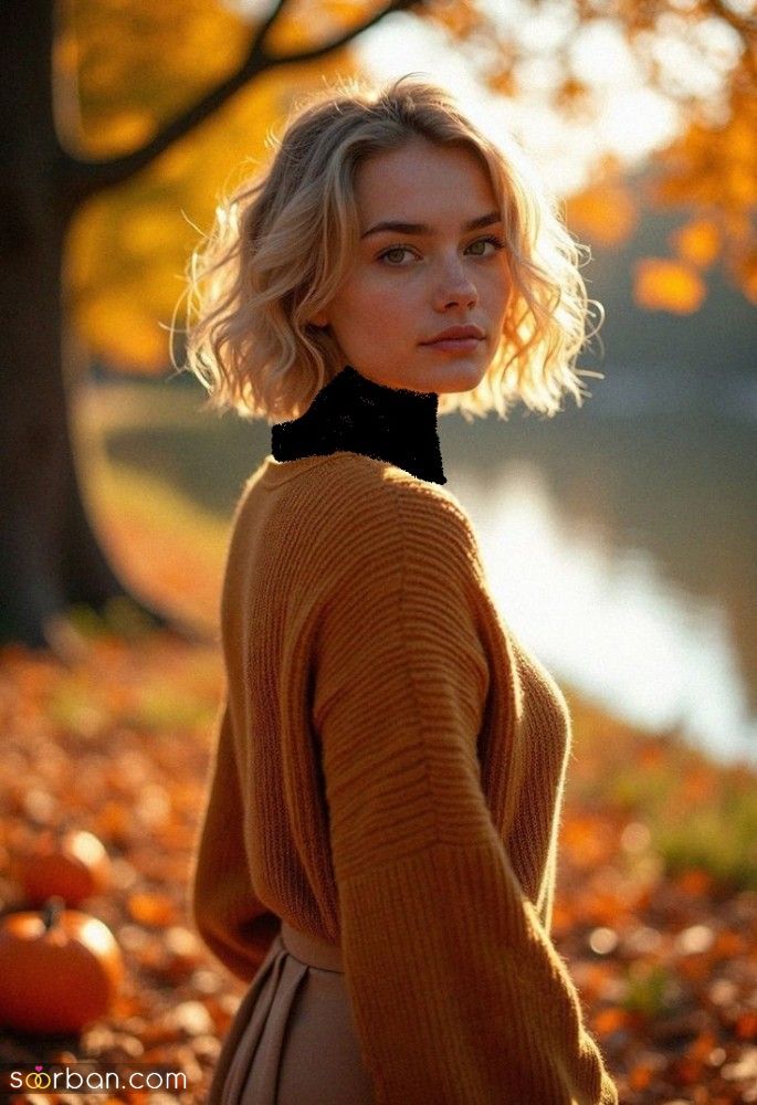 35 ژست عکس پاییزی در جنگل دخترانه زیبا جذاب و شیک برای ثبت زیباترین لحظات پاییزی