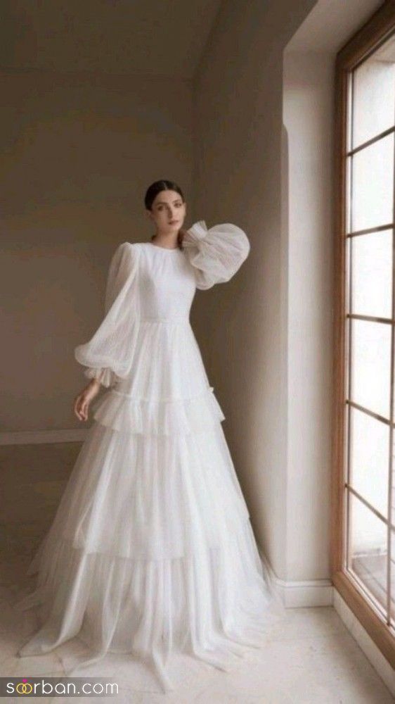لباس بله برون سفید ساده و شیک ۱۴۰۳ زیباترین مدل های لباس بله برون ساده و جدید