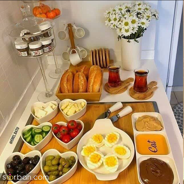 همه چیز در مورد صبحانه روز بعد از عروسی + ۵ ایده تزئین صبحانه عروس