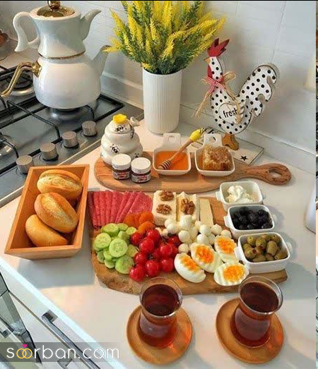 همه چیز در مورد صبحانه روز بعد از عروسی + ۵ ایده تزئین صبحانه عروس