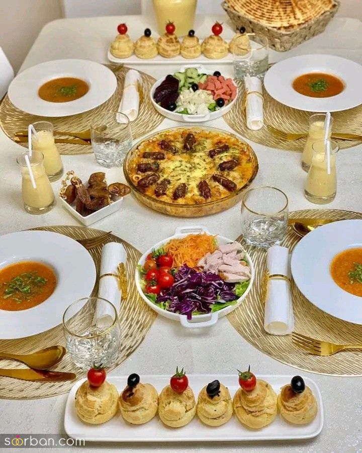 40 ایده دیزاین میز غذا مهمانی شیک و لاکچری برای عروس هایی که می خوان فامیل شوهرو دیوونه کنن !!