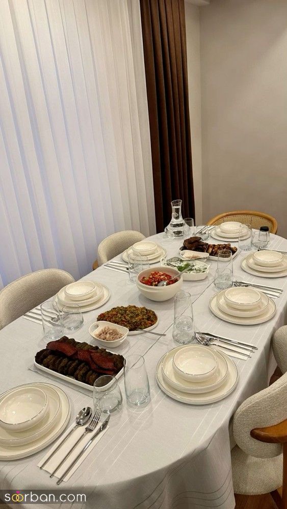 40 ایده دیزاین میز غذا مهمانی شیک و لاکچری برای عروس هایی که می خوان فامیل شوهرو دیوونه کنن !!