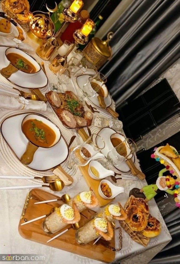 40 ایده دیزاین میز غذا مهمانی شیک و لاکچری برای عروس هایی که می خوان فامیل شوهرو دیوونه کنن !!