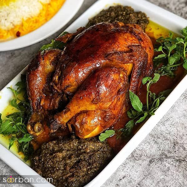 تزیین مرغ مجلسی؛ ایده های جذاب تزیین مرغ مخصوص مهمانی و پاگشای نوعروس در سال جدید