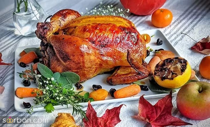 تزیین مرغ مجلسی؛ ایده های جذاب تزیین مرغ مخصوص مهمانی و پاگشای نوعروس در سال جدید