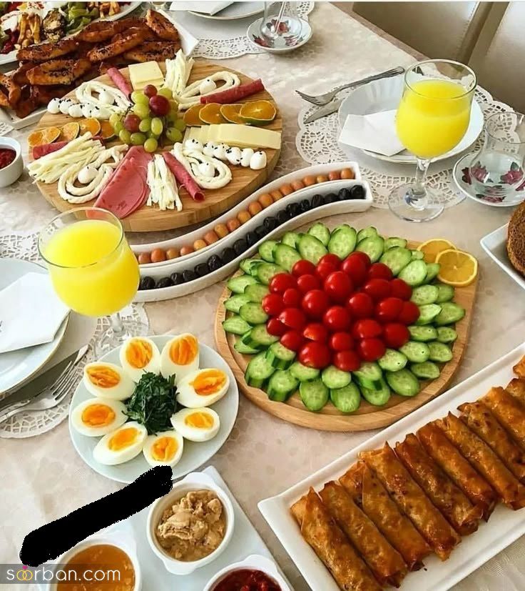 35 ایده دیزاین صبحانه عروس شیک و لاکچری؛ واسه دلبری کردن از همسر!