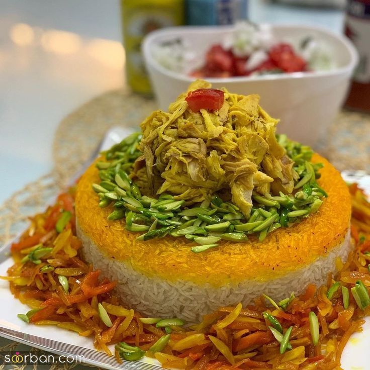 تزیین ته چین خوشمزه؛ تزیین ته چین مرغ و گوشت با ایده های شیک و جذاب برای پاگشای عروس