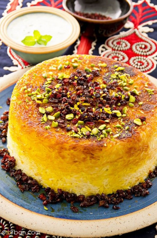 تزیین ته چین خوشمزه؛ تزیین ته چین مرغ و گوشت با ایده های شیک و جذاب برای پاگشای عروس