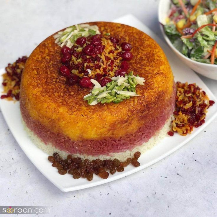 تزیین ته چین خوشمزه؛ تزیین ته چین مرغ و گوشت با ایده های شیک و جذاب برای پاگشای عروس