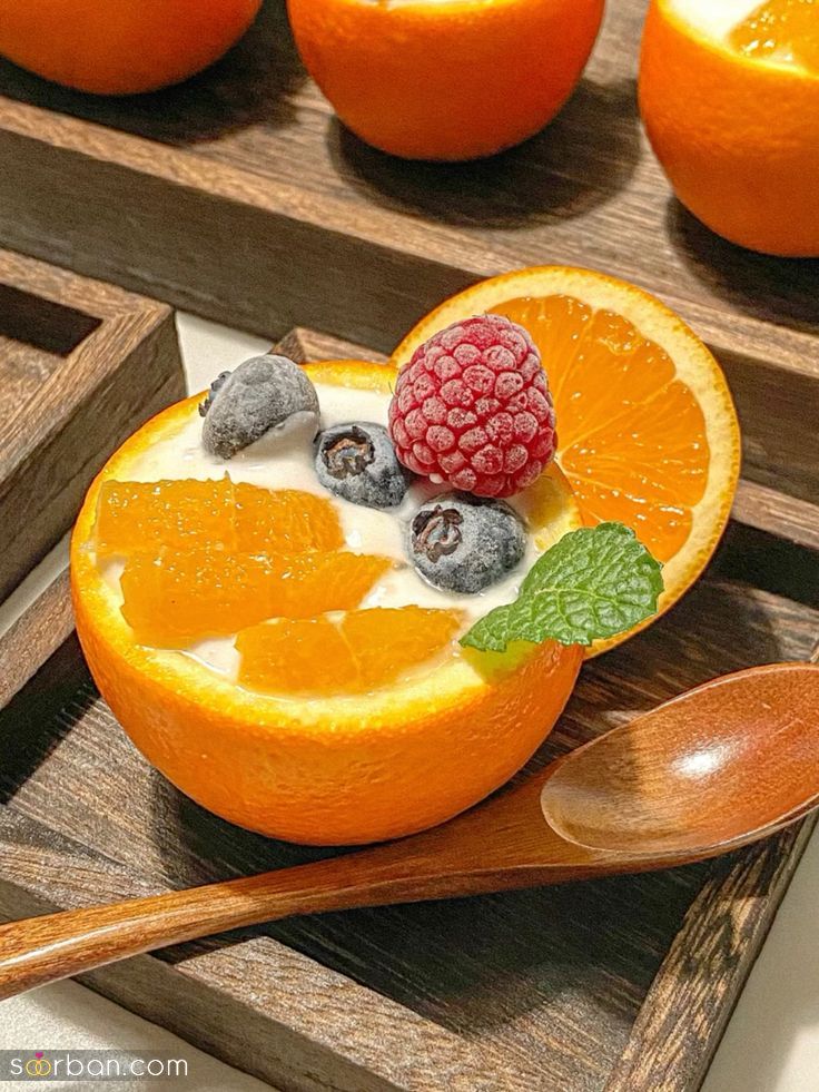 46 ایده تزیین پرتقال یلدا مخصوص عروس هایی که میخوان میوه آرایی شیک و لاکچری انجام بدن !