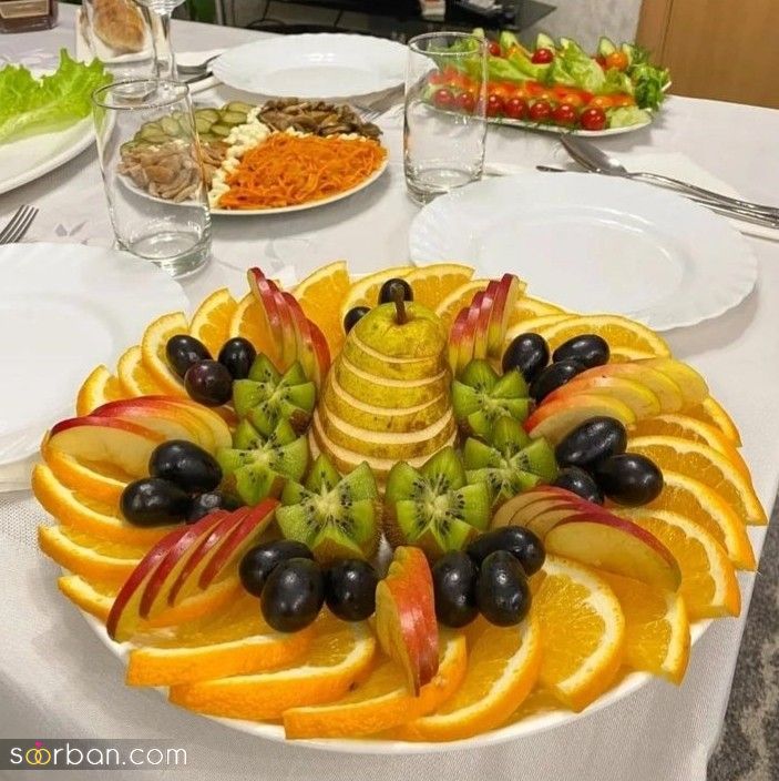 46 ایده تزیین پرتقال یلدا مخصوص عروس هایی که میخوان میوه آرایی شیک و لاکچری انجام بدن !