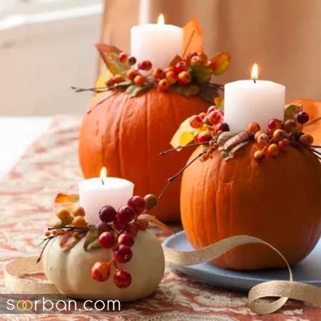 37 ایده تزیین کدو حلوایی شب یلدا زیبا و آسان واسه نو عروس های با سلیقه