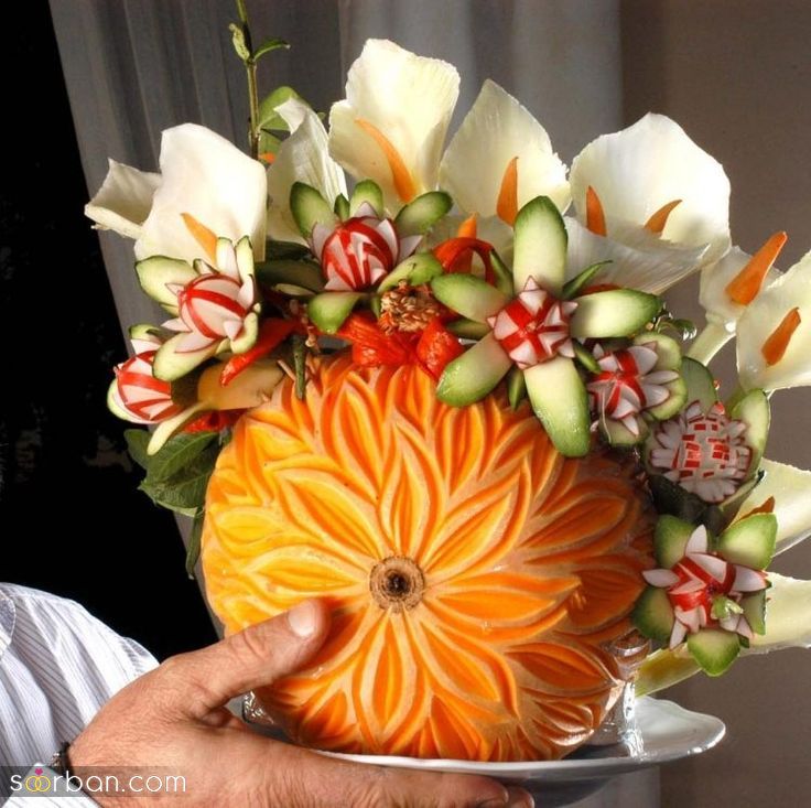 37 ایده تزیین کدو حلوایی شب یلدا زیبا و آسان واسه نو عروس های با سلیقه