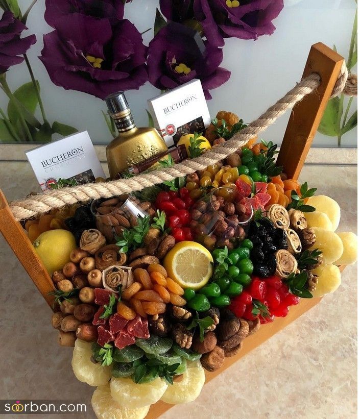 37 مدل تزیین آجیل شب یلدا برای عروس و مهمانی با ایده های ساده خلاقانه و شیک 