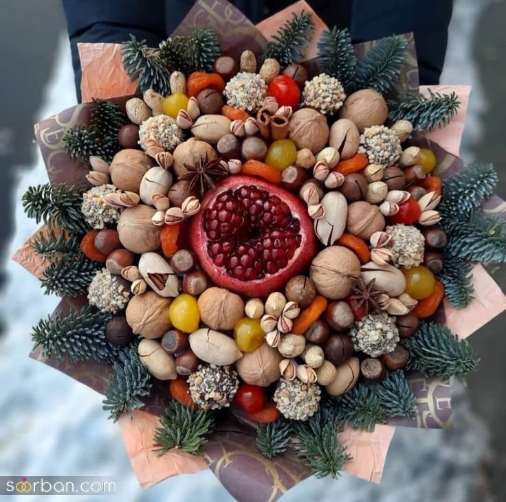 37 مدل تزیین آجیل شب یلدا برای عروس و مهمانی با ایده های ساده خلاقانه و شیک 
