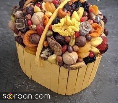 37 مدل تزیین آجیل شب یلدا برای عروس و مهمانی با ایده های ساده خلاقانه و شیک 