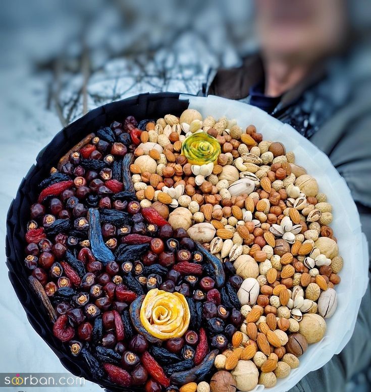 37 مدل تزیین آجیل شب یلدا برای عروس و مهمانی با ایده های ساده خلاقانه و شیک 