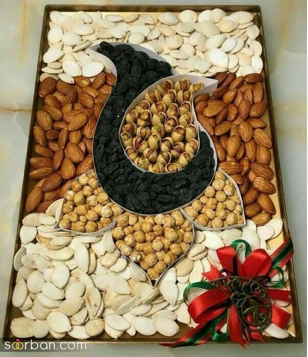 37 مدل تزیین آجیل شب یلدا برای عروس و مهمانی با ایده های ساده خلاقانه و شیک 