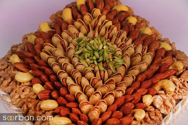 37 مدل تزیین آجیل شب یلدا برای عروس و مهمانی با ایده های ساده خلاقانه و شیک 