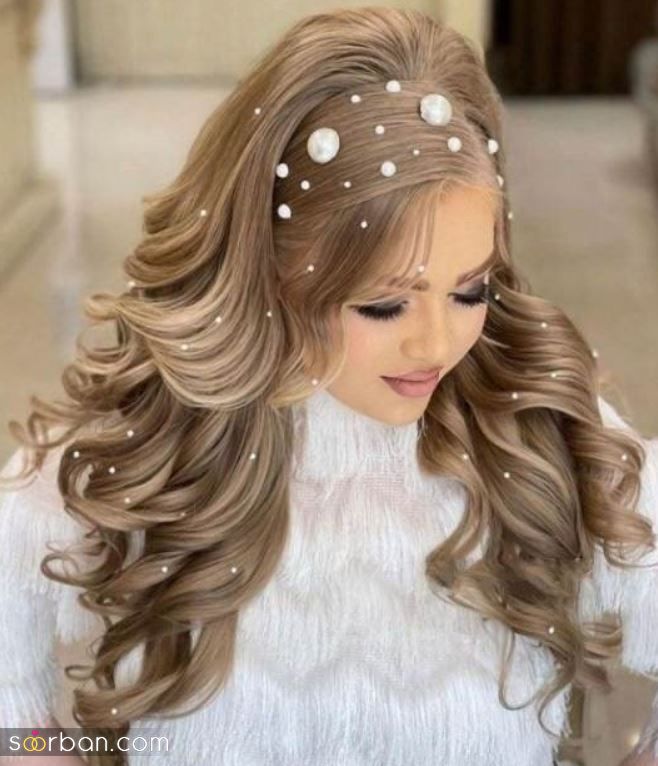 مدل شینیون مو برای خواهر عروس | شینیون موی شیک و زیبا برای خواهر عروس و داماد