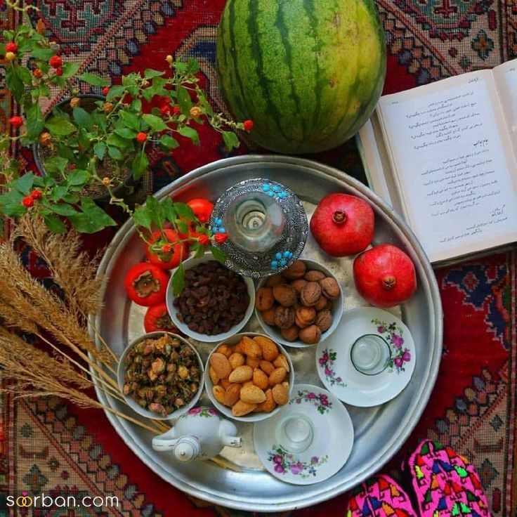 سینی یلدا ساده | این مدل سینی شب یلدا ساده و زیبا رو در 15 دقیقه بچین!
