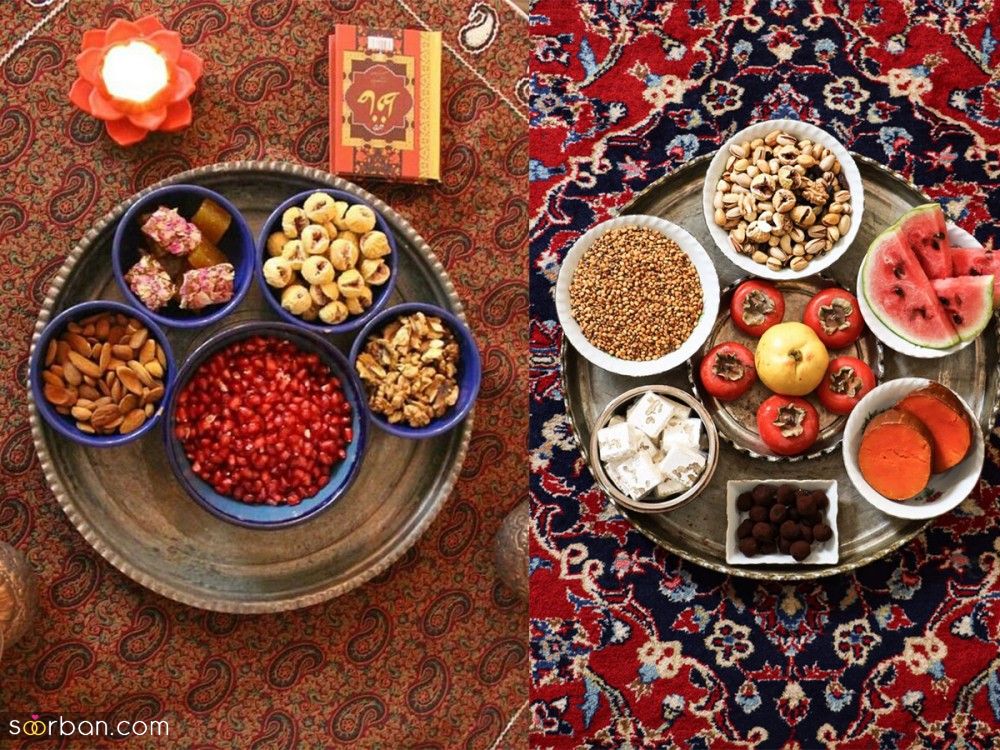سینی یلدا ساده | این مدل سینی شب یلدا ساده و زیبا رو در 15 دقیقه بچین!