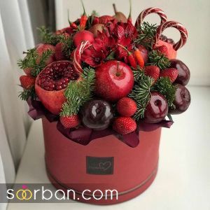 43 ایده میوه آرایی شب یلدا ساده و شیک برای عروس و مهمانی که هنرتو به رخ بقیه میکشی !