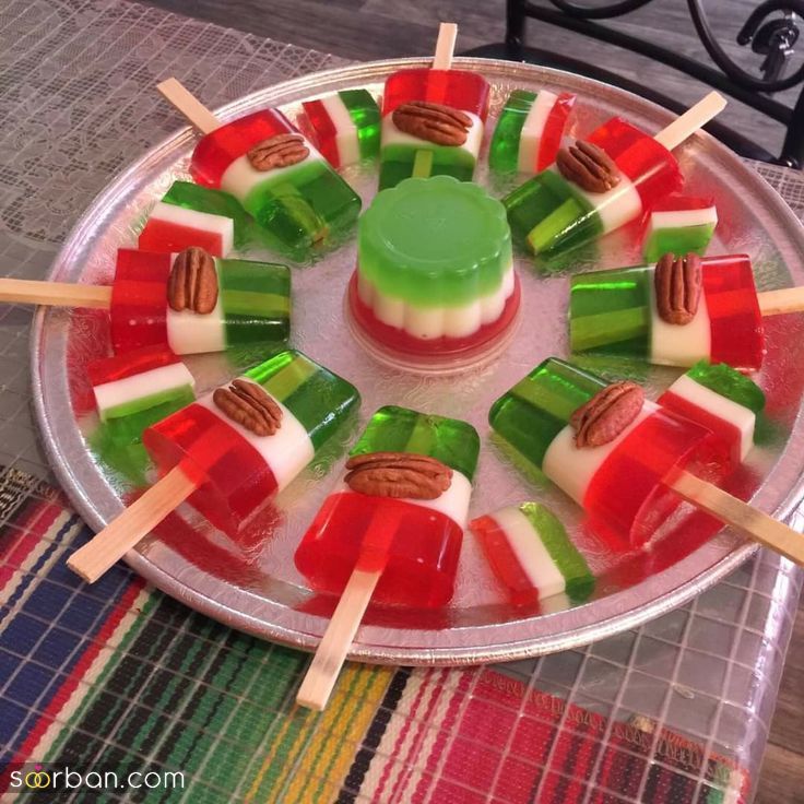 ژله شب یلدا برای عروس | ایده های تزیین و درست کردن ژله یلدایی برای عروس، مدرسه و ... ۱۴۰۳