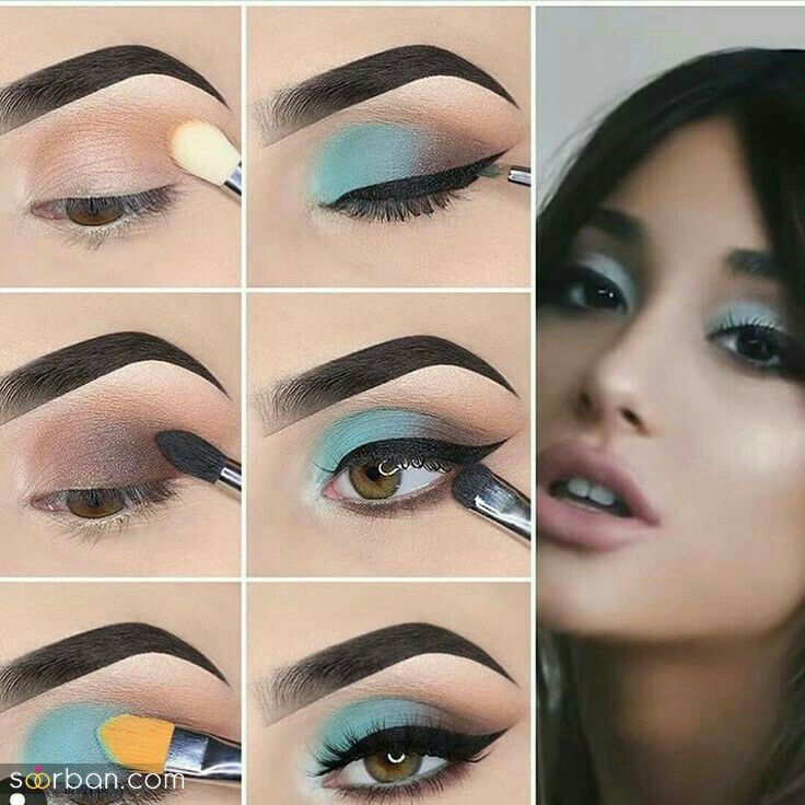 ارایش چشم مرحله به مرحله تصویری | 17 مدل آرایش چشم با عکس و آموزش مرحله به مرحله