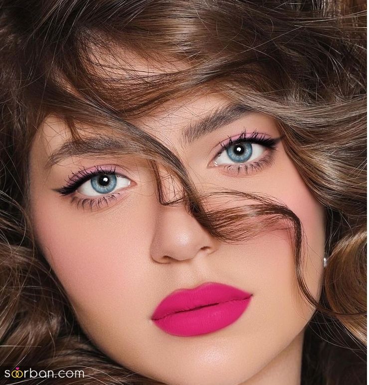 مدل آرایش صورت با رژ صورتی؛ دخترانه شیک و کیوت که حسابی نازت میکنه! 